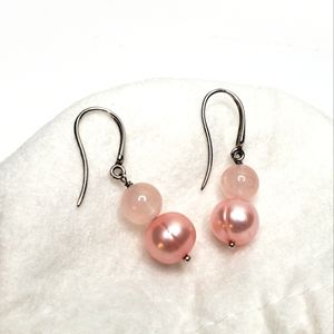 Pink Pearl Honora Drop Earrings